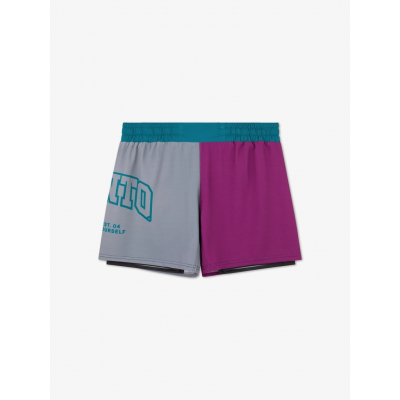 Manto Varsity Fight Shorts Multicolorido