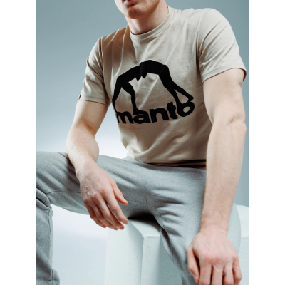 Manto Vibe 25 Tshirt Marrone-Nero