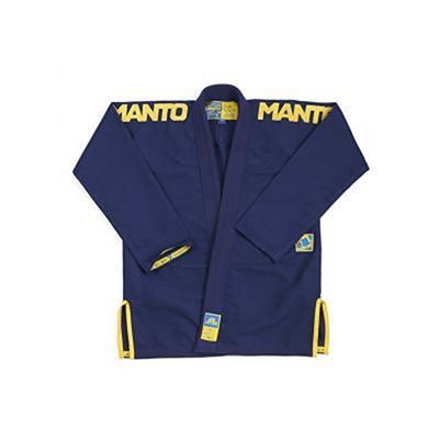 Manto X3 BJJ Gi Azul Marinho-Amarelo