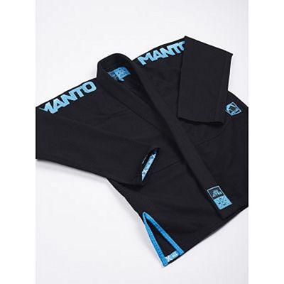 Manto X3 BJJ GI V2 Preto-Azul