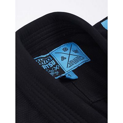 Manto X3 BJJ GI V2 Negro-Azul