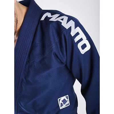 Manto X3 BJJ GI V2 Navy Blue-White