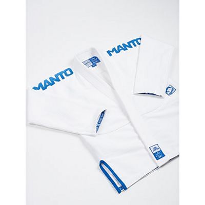 Manto X3 BJJ Gi Blanco-Azul