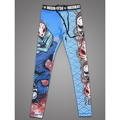 Meerkatsu Demon Mask Spats Blau