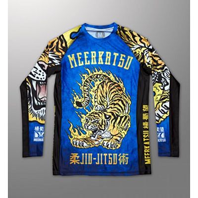 Meerkatsu Fire Tiger Rashguard Kék