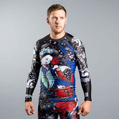 Meerkatsu Heavenly Armbar LS Rashguard Schwarz