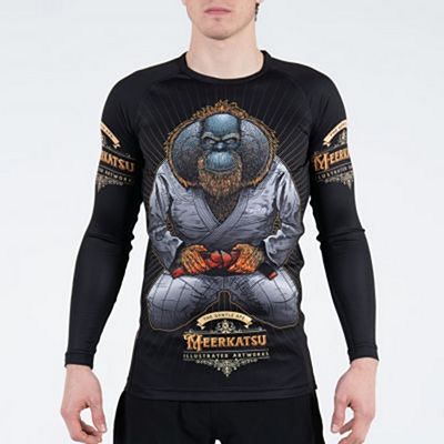 Meerkatsu The Gentle Ape V2.0 Rashguard Svart