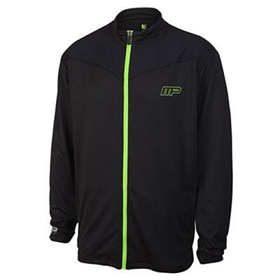 Muscle Pharm Full Zip Sweatshirt With Mesh Trim Negro