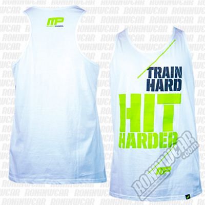 Muscle Pharm Hit Hard Vest White