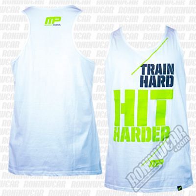 Muscle Pharm Hit Hard Vest Bianco