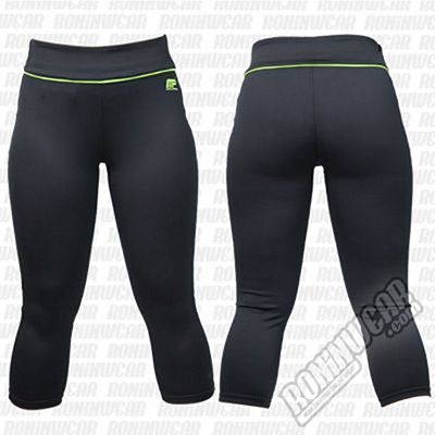 Muscle Pharm Ladies Capri Pants Svart-Grön