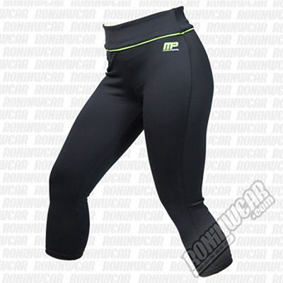 Muscle Pharm Ladies Capri Pants Svart-Grön