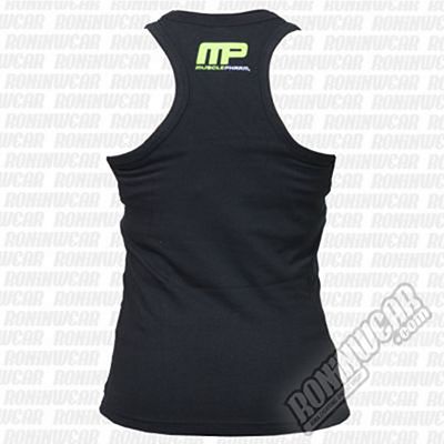 Muscle Pharm MPLVST431 Ladies Printed Vest Fekete-Zöld