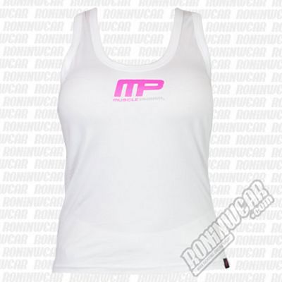 Muscle Pharm Ladies Printed Vest Vit-Rosa