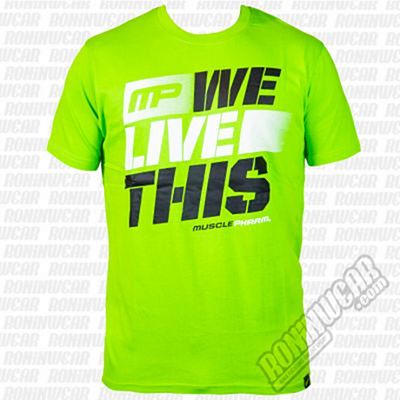 Muscle Pharm MPTS411 Live This Zöld