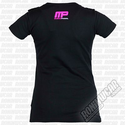 Muscle Pharm MPLTS414 Ladies Printed T-shirt Black
