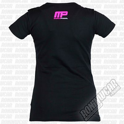 Muscle Pharm MPLTS414 Ladies Printed T-shirt Schwarz