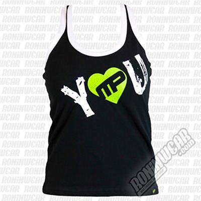 Muscle Pharm MPLVST488 I Heart You Vest Nero-Verde