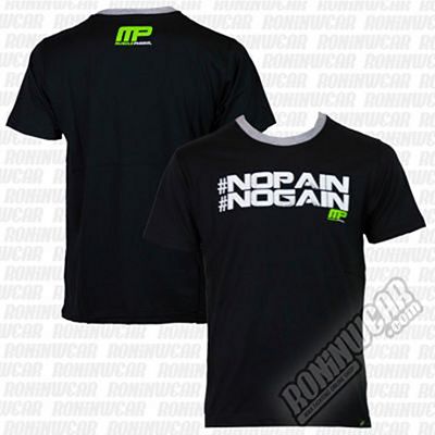 Muscle Pharm MPTS482 No Pain Tee Black