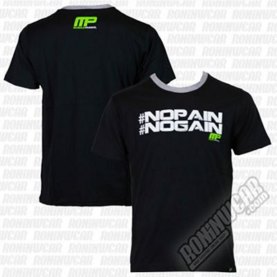 Muscle Pharm MPTS482 No Pain Tee Preto