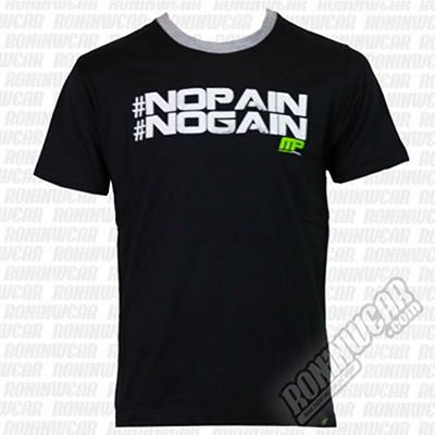 Muscle Pharm MPTS482 No Pain Tee Black