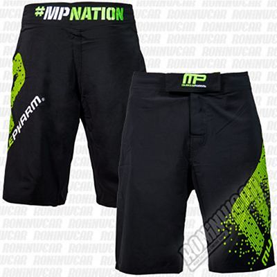 Muscle Pharm MPSHO421 Pixel Fight Shorts Negro