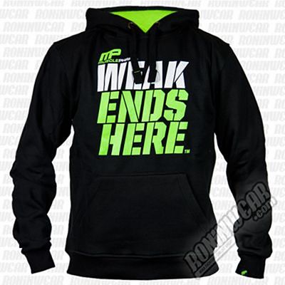 Muscle Pharm Weak Ends Here Hoodie Schwarz