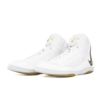 Nike Inflict 4 Wrestling Shoes Weiß-Gold