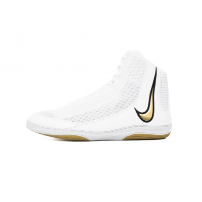 Nike Inflict 4 Wrestling Shoes Weiß-Gold