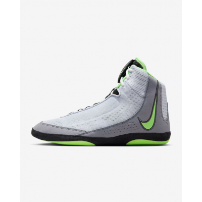 Nike Inflict 4 Wrestling Shoes Gris-Jaune