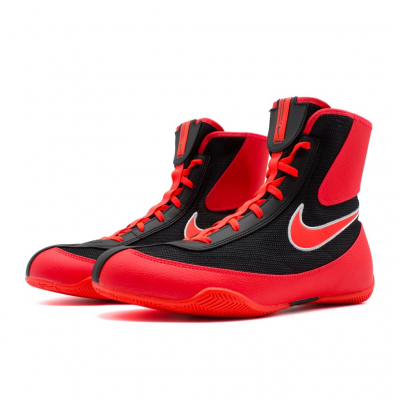 Nike Machomai Boxing Shoes Rosso-Nero