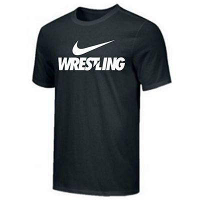 Nike Wrestling Training Tee Preto-Branco