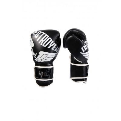 NKL Destroyer Boxing Gloves Preto-Branco