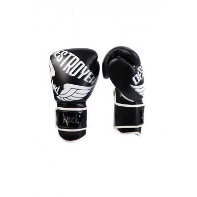 NKL Destroyer Boxing Gloves Nero-Bianco