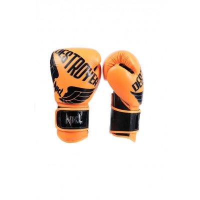 NKL Destroyer Boxing Gloves Orange-Svart