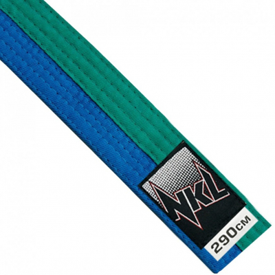 NKL Kids Martial Arts Belt Vert-Bleu