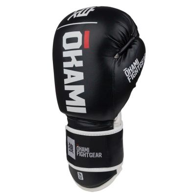 Okami Boxing Gloves Rumble Negro-Blanco