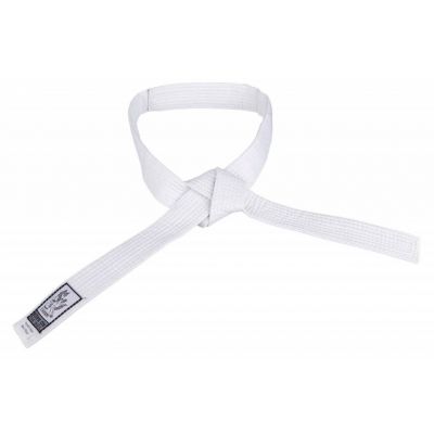 Okami Chikami Kids Budobelt Two Tone - Velcro Blanc