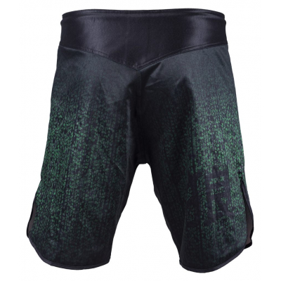 Okami Code Fightshorts Schwarz-Grün