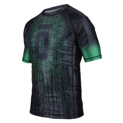 Okami Code Rashguard Nero-Verde