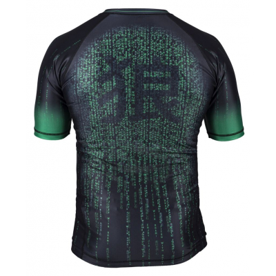 Okami Code Rashguard Nero-Verde