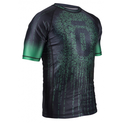 Okami Code Rashguard Preto-Verde