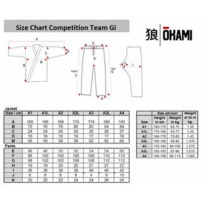 Okami Competition Team Gi Weiß