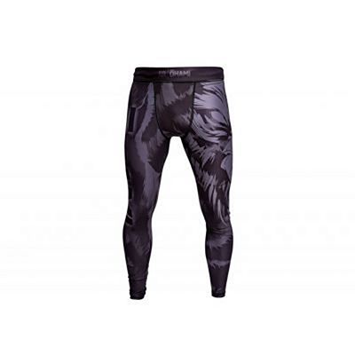 Okami Compression Spats Spats Wilderness Negro-Gris