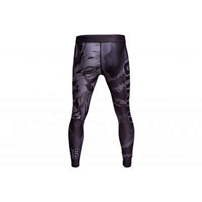 Okami Compression Spats Spats Wilderness Noir-Gris