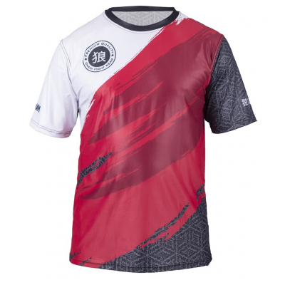 Okami Cube Functional Shirt Vermelho-Branco