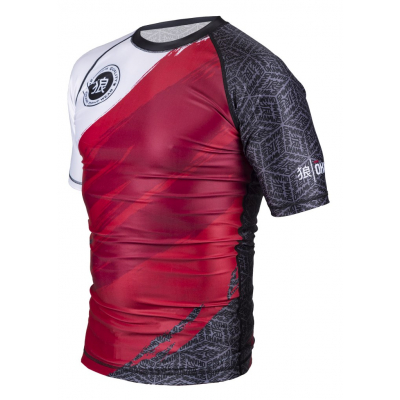 Okami Cube Rashguard Rosso-Bianco