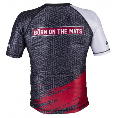 Okami Cube Rashguard Piros-Fehèr