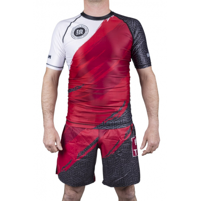 Okami Cube Rashguard Rojo-Blanco