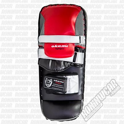 Okami Elite Thai Pads Black-Red